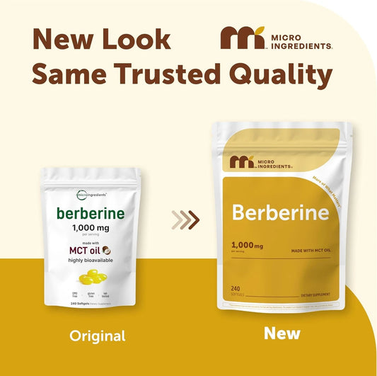 Berberine Suplemento con Aceite MCT