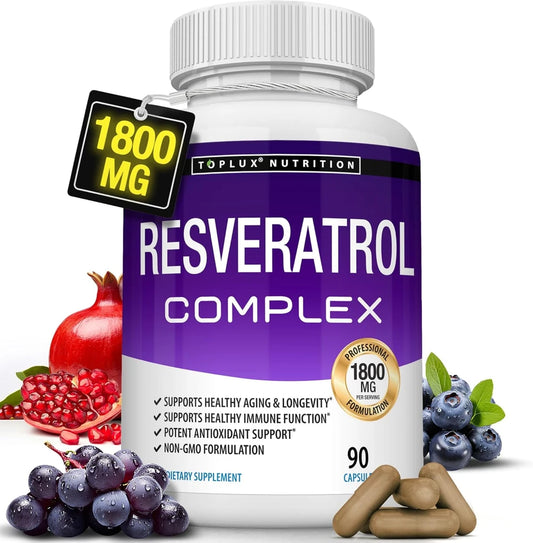 Suplemento de Resveratrol con Antioxidantes