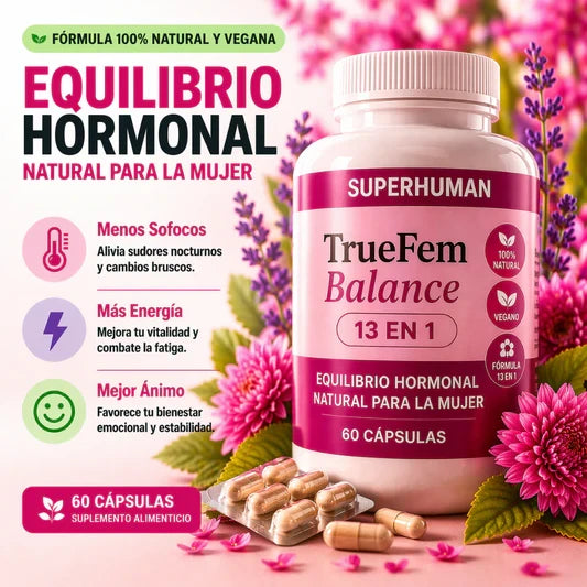 True Fem Suplemento de Equilibrio Hormonal