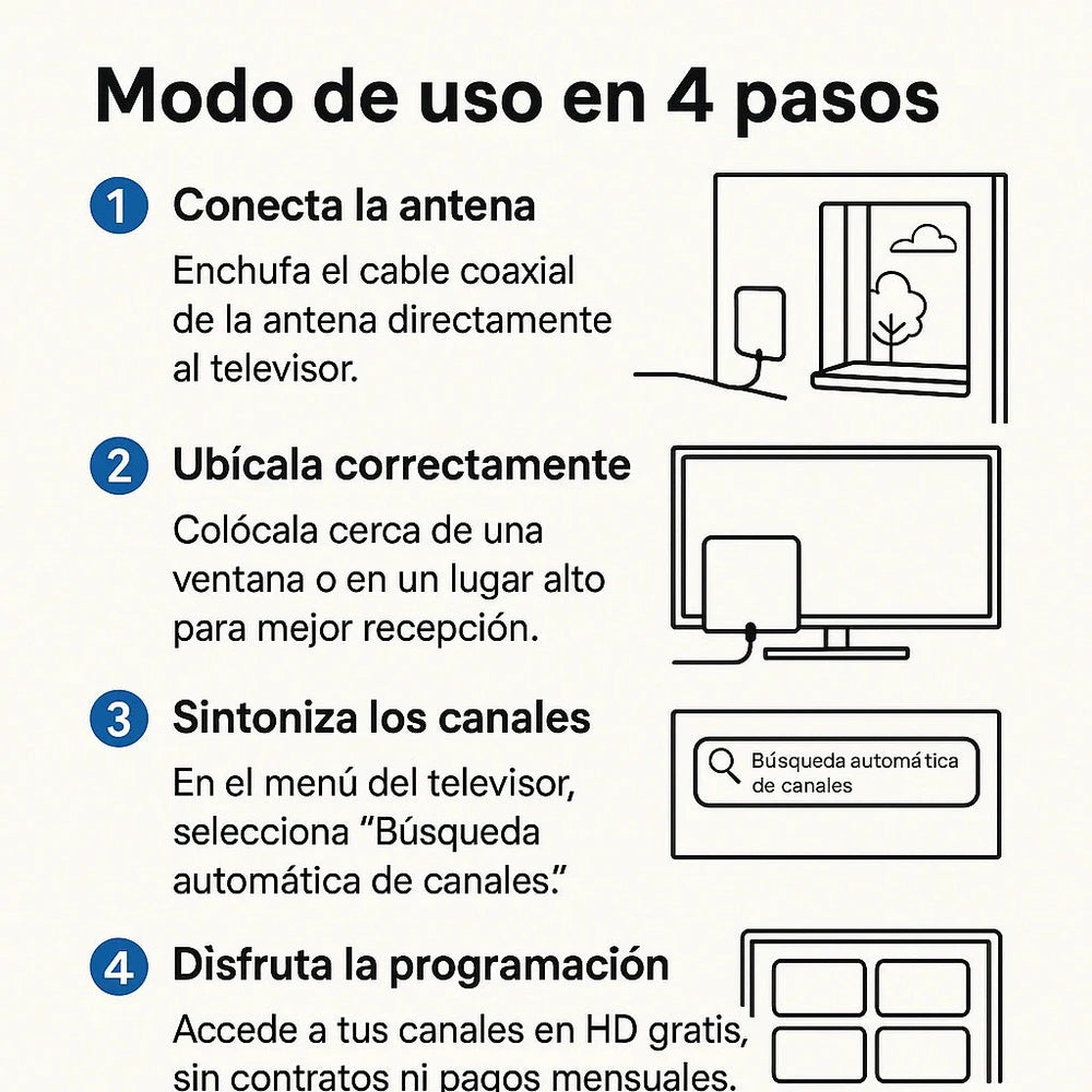 Antena TV Digital HD
