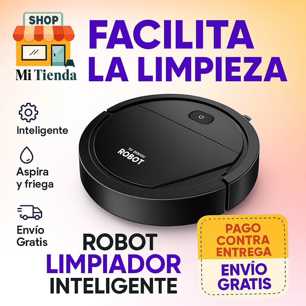 ROBOT ASPIRADORA INTELIGENTE 2 EN 1